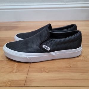 Vans Classic Slip-On Perf Leather Sneaker Shoes
